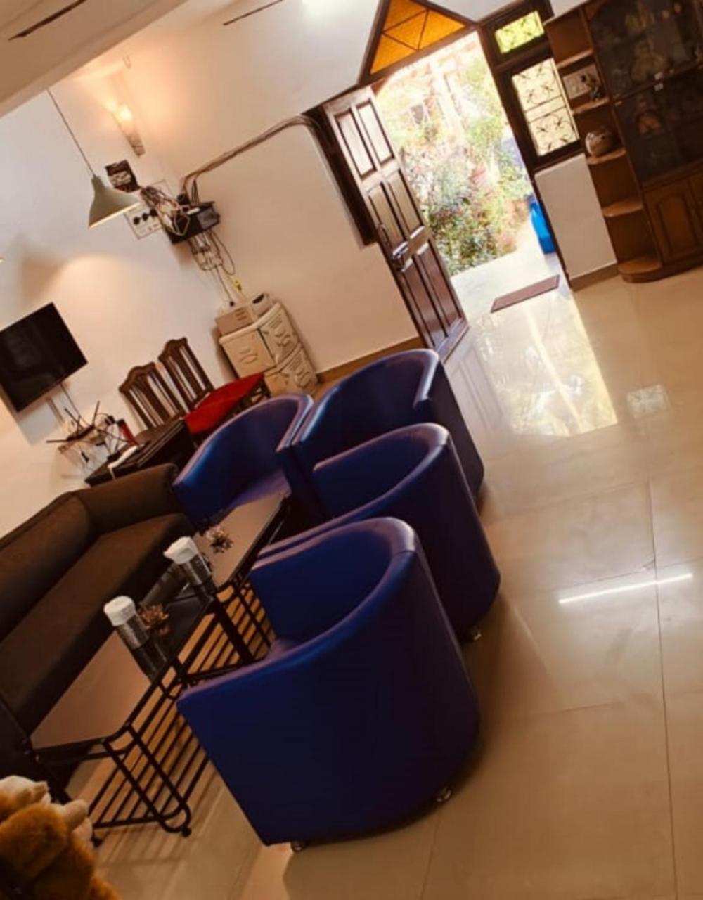فيلا Curlies Blue House أنجونا المظهر الخارجي الصورة