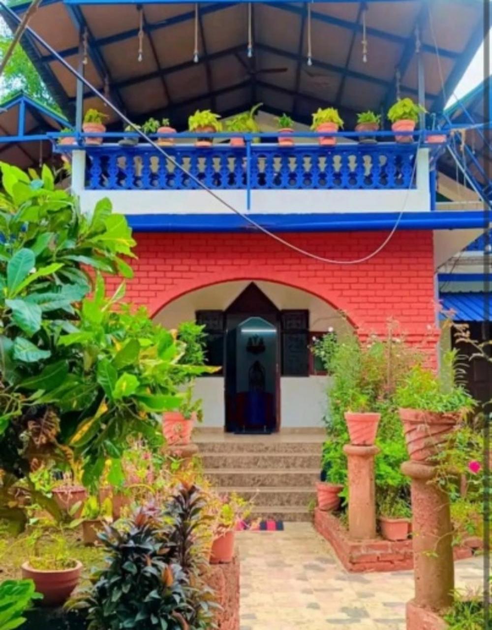 فيلا Curlies Blue House أنجونا المظهر الخارجي الصورة